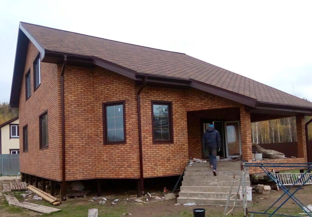 Krem Rustik, Толщина 60 мм, Фасадные Термопанели Rufford